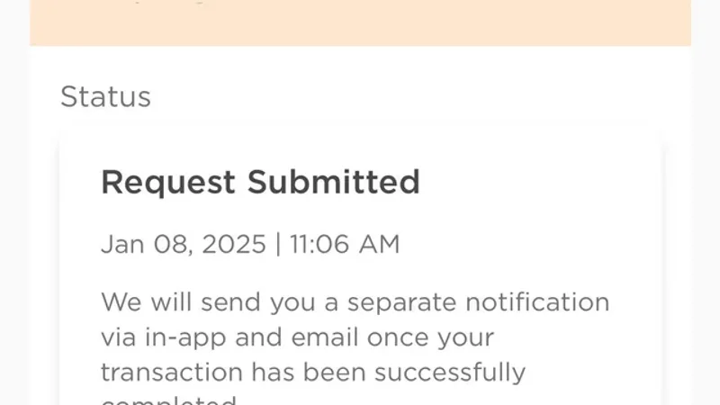 E-Wallet Approved Payout Notification and Funds Settlement